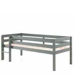 Mini Hochbett mit Absturzsicherung in Grau - Joina^Wohnen Online