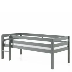 Mini Hochbett mit Absturzsicherung in Grau - Joina^Wohnen Online