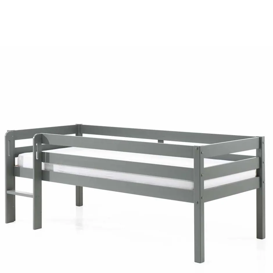 Mini Hochbett mit Absturzsicherung in Grau - Joina^Wohnen Online