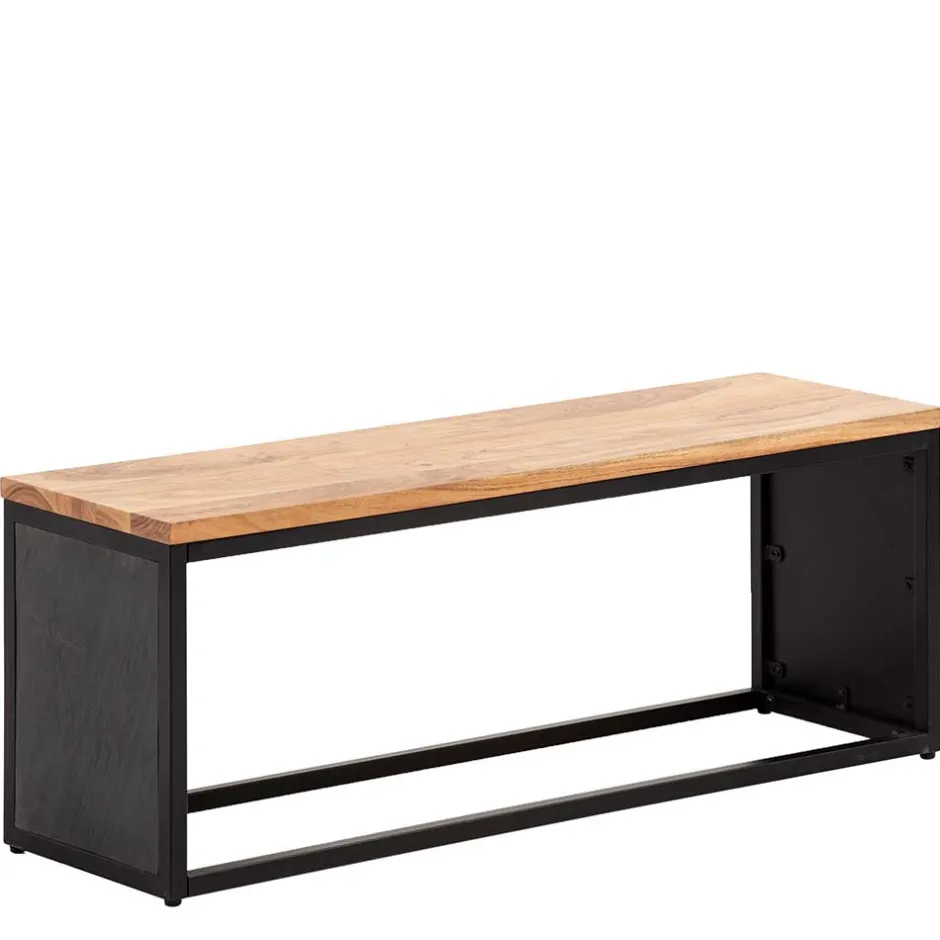 Wohnen Minimalistische Bank aus Akazie Massivholz - Zyrafete