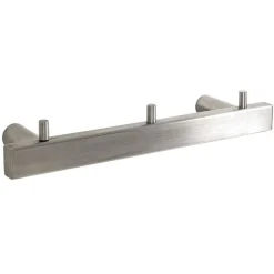 Wohnen Minimalistische Wandgarderobe aus Edelstahl - Adobo