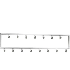 Wohnen Minimalistische Wandgarderobe mit 15 Kleiderhaken - Mialan