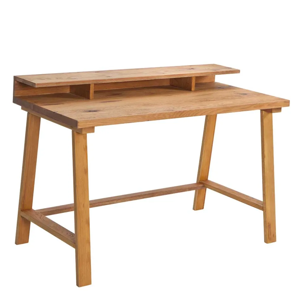 Wohnen Minimalistischer Schreibtisch aus Wildeiche - Dalunzio