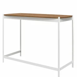 Wohnen Minimalistischer Schreibtisch in Walnuss Optik - Zyreano