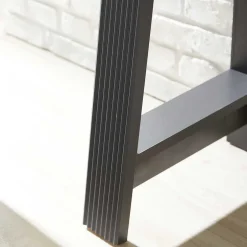 Wohnen Modern Country Computertisch in Grau & Eiche - Joe