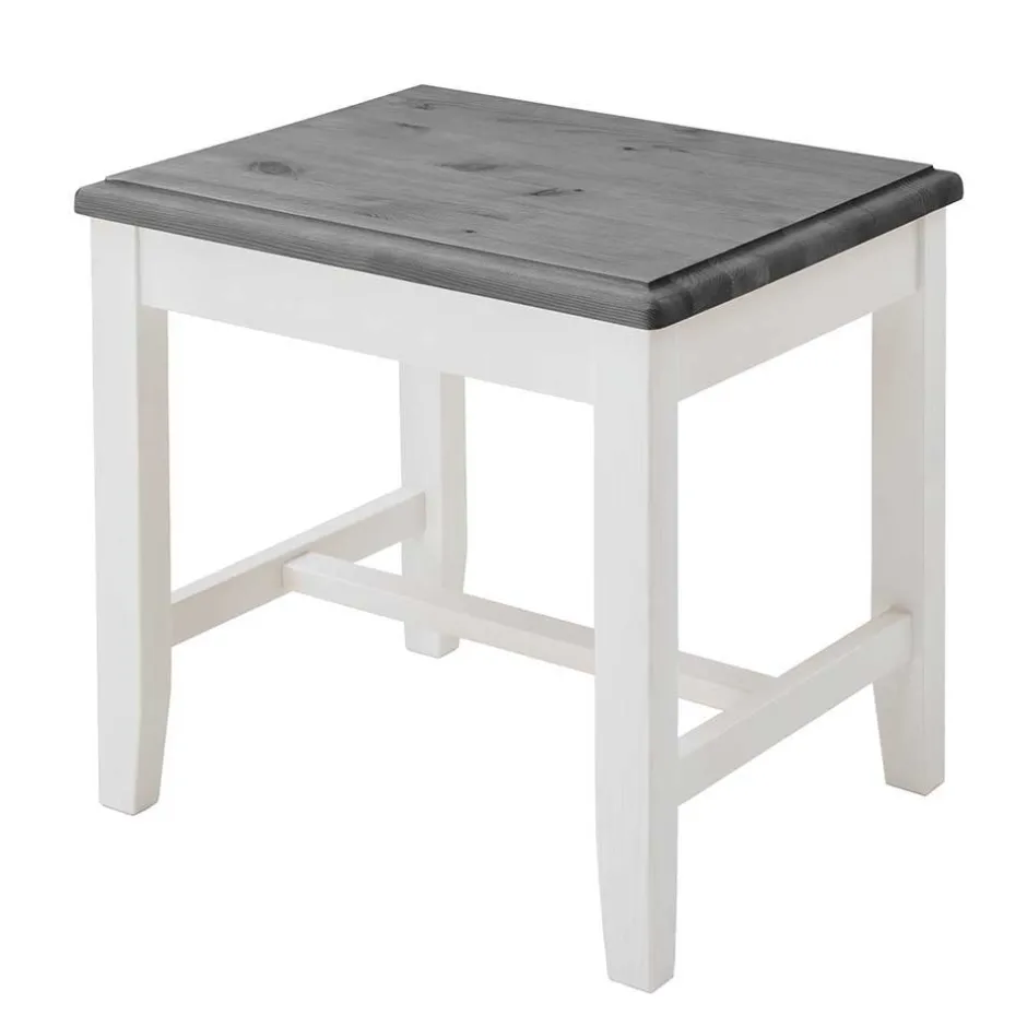 Modern Country Frisiertisch Set zweifarbig - Mirandesca (dreiteilig)^Wohnen Discount