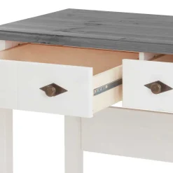 Modern Country Frisiertisch Set zweifarbig - Mirandesca (dreiteilig)^Wohnen Discount