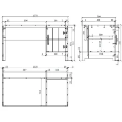 Modern Country Kinderzimmer in Weiß - Ellen (vierteilig)^Wohnen Sale