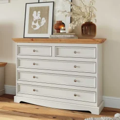 Wohnen Modern Country Kommode zweifarbig - Vitablo