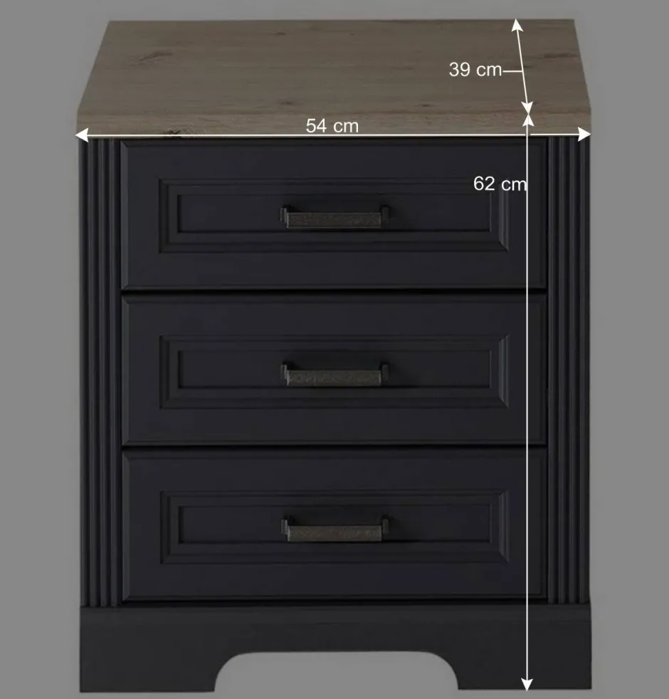 Modern Country Rollcontainer 54x62x39 cm - Joe^Wohnen Hot