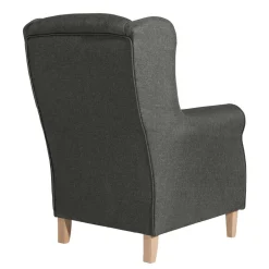 Modern Country Sessel in Anthrazit mit Buche Natur - Mediteranos^Wohnen Clearance