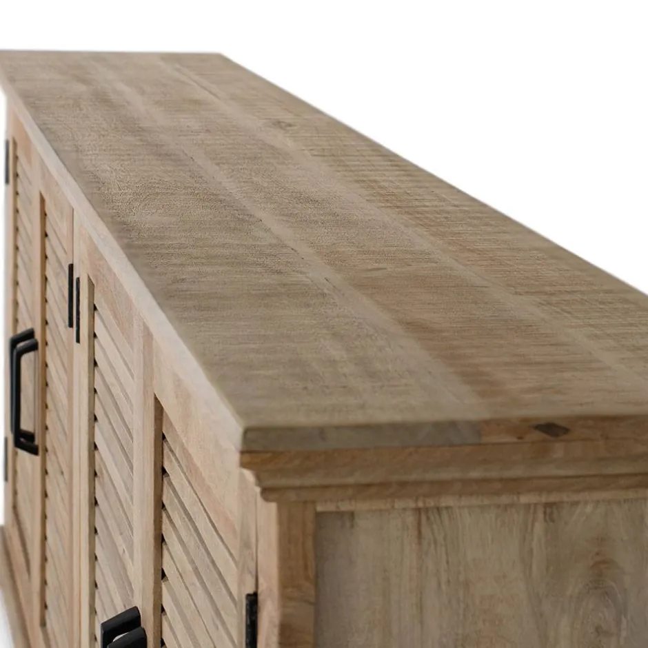 Modern Country Sideboard mit Lamellentüren - Muray^Wohnen Discount