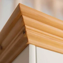 Wohnen Modern Country Vitrine zweifarbig - Vitablo