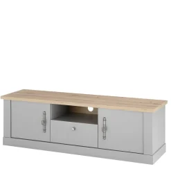 Wohnen Modern Country Wohnwand Set - Buleta (vierteilig)