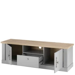 Wohnen Modern Country Wohnwand Set - Buleta (vierteilig)