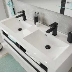 Wohnen Moderne Badmöbel im Set - Ingmesan (vierteilig)