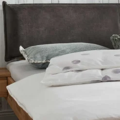 Wohnen Moderne Bettanlage aus Wildeiche - Esvilda (dreiteilig)