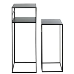 Moderne Blumensäulen in Schwarz - Foahala (zweiteilig)^Wohnen Sale