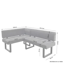 Moderne Eckbank mit drei Sitzplätzen - Olegana^Wohnen Clearance