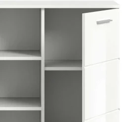 Moderne Garderobenkommode in Weiß - Rugova^Wohnen