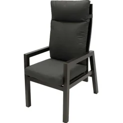 Wohnen Moderne Gartenstühle aus Aluminium - Ashly (2er Set)