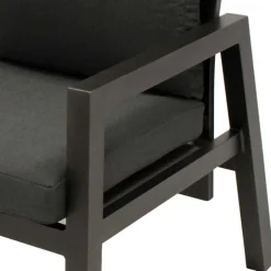 Wohnen Moderne Gartenstühle aus Aluminium - Ashly (2er Set)