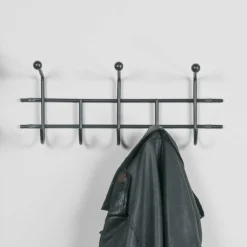 Moderne Hakenleiste Garderobe in Schwarz - Winnington^Wohnen Outlet