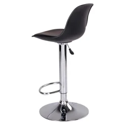 Moderne Kunstleder Barstühle in Schwarz - Ekino (2er Set)^Wohnen Clearance