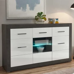 Wohnen Moderne Schränke & Wandregal Set - Istensa (dreiteilig)