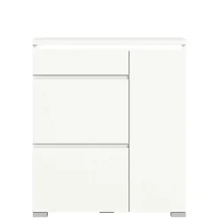 Wohnen Moderne Schuh-Kombikommode in Weiß - Dany