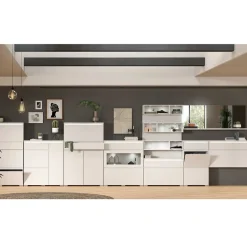 Wohnen Moderne Schuh-Kombikommode in Weiß - Dany