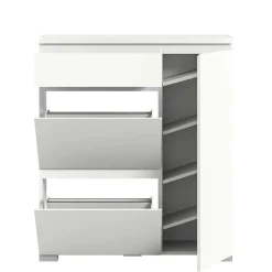 Wohnen Moderne Schuh-Kombikommode in Weiß - Dany
