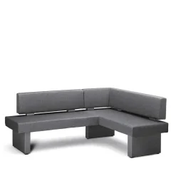 Moderne Stoff Eckbank in Grau - Classimo^Wohnen