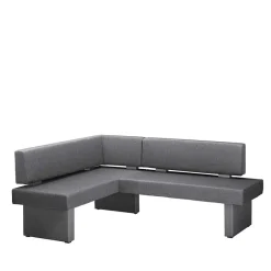 Moderne Stoff Eckbank in Grau - Classimo^Wohnen