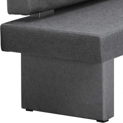 Moderne Stoff Eckbank in Grau - Classimo^Wohnen