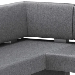 Moderne Stoff Eckbank in Grau - Classimo^Wohnen