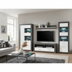 Wohnen Moderne TV Wohnwand als Set - Istensa (vierteilig)