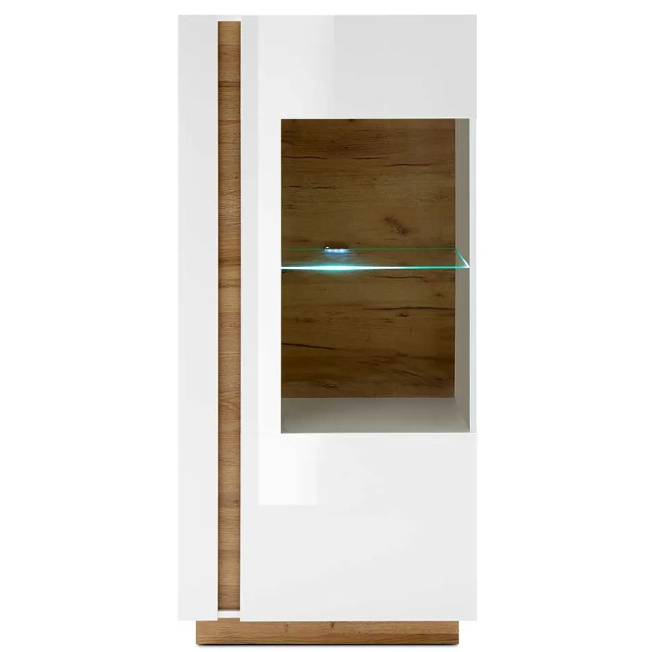 Moderne Vitrine 72x154x40 cm - Myrda^Wohnen Outlet