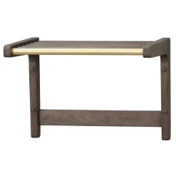 Wohnen Moderne Wandgarderobe in Eiche Dunkelbraun - Cora