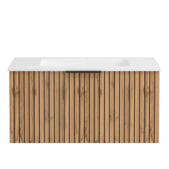 Wohnen Moderne Waschkonsole mit Einlassbecken - Crystoga