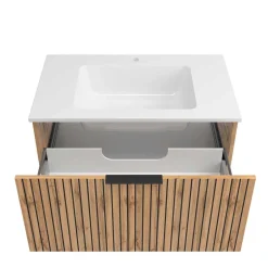 Wohnen Moderne Waschkonsole mit Einlassbecken - Crystoga