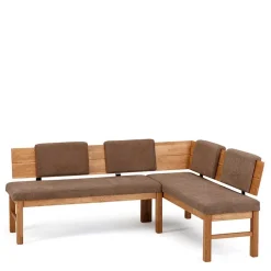 Wohnen Moderne Wildeiche Eckbank mit Polsterung - Virds