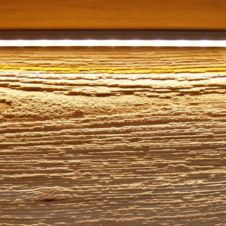 Moderne Wildeiche Vitrine 63x207x43 cm - Acmida^Wohnen Discount