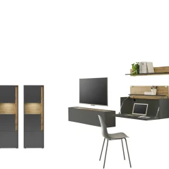 Wohnen Moderne Wohnzimmermöbel Set - Ahilav (fünfteilig)