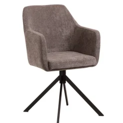 Moderner Armlehnenstuhl in Braun - Myrano^Wohnen