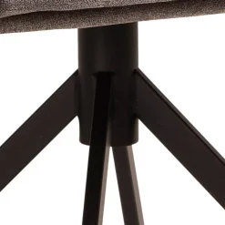 Moderner Armlehnenstuhl in Braun - Myrano^Wohnen