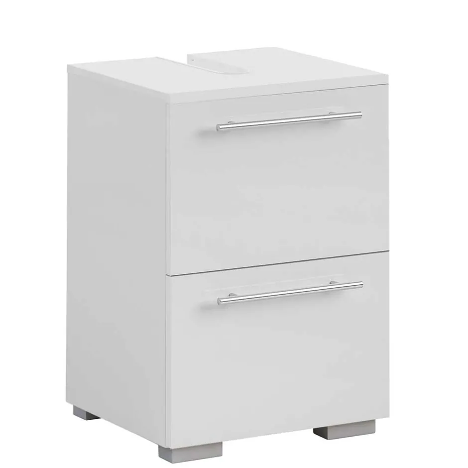 Wohnen Moderner Bad Waschbeckenschrank in Weiß - Tyler