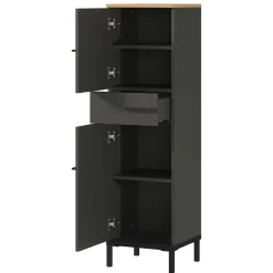 Wohnen Moderner Badezimmerschrank 125 cm hoch - Lucrino
