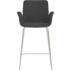 Moderner Barstuhl mit Armlehnen in Dunkelgrau - Vaiana^Wohnen Sale