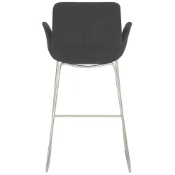 Moderner Barstuhl mit Armlehnen in Dunkelgrau - Vaiana^Wohnen Sale